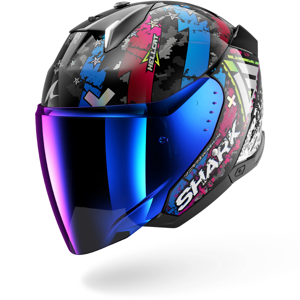 [HE3510EKUBXS] Casco Shark Skwal I3 Jet Hellcat KUB (XS)