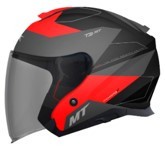 Casco MT OF504SV THUNDER 3 SV JET COOPER A5 Rojo Mate