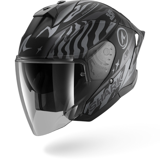 Casco Shark Skwal Jet Cup Speed-Fancy Mate KAS