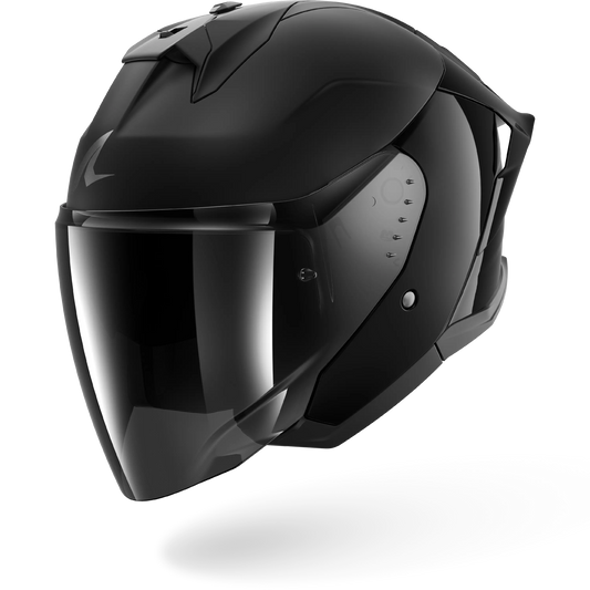 Casco Shark Skwal Jet Cup Sombra Oscura Doble Negro BLK