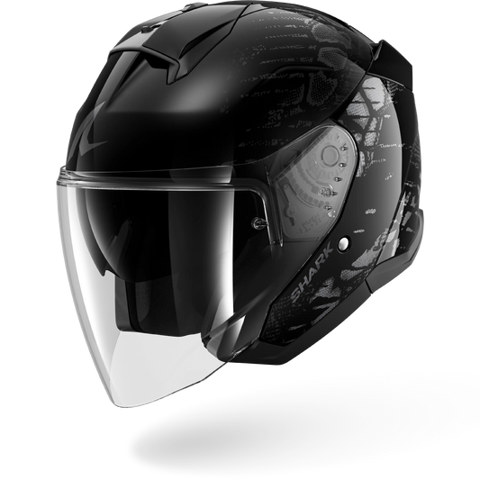 Casco Shark Skwal Jet Reptaia KAA