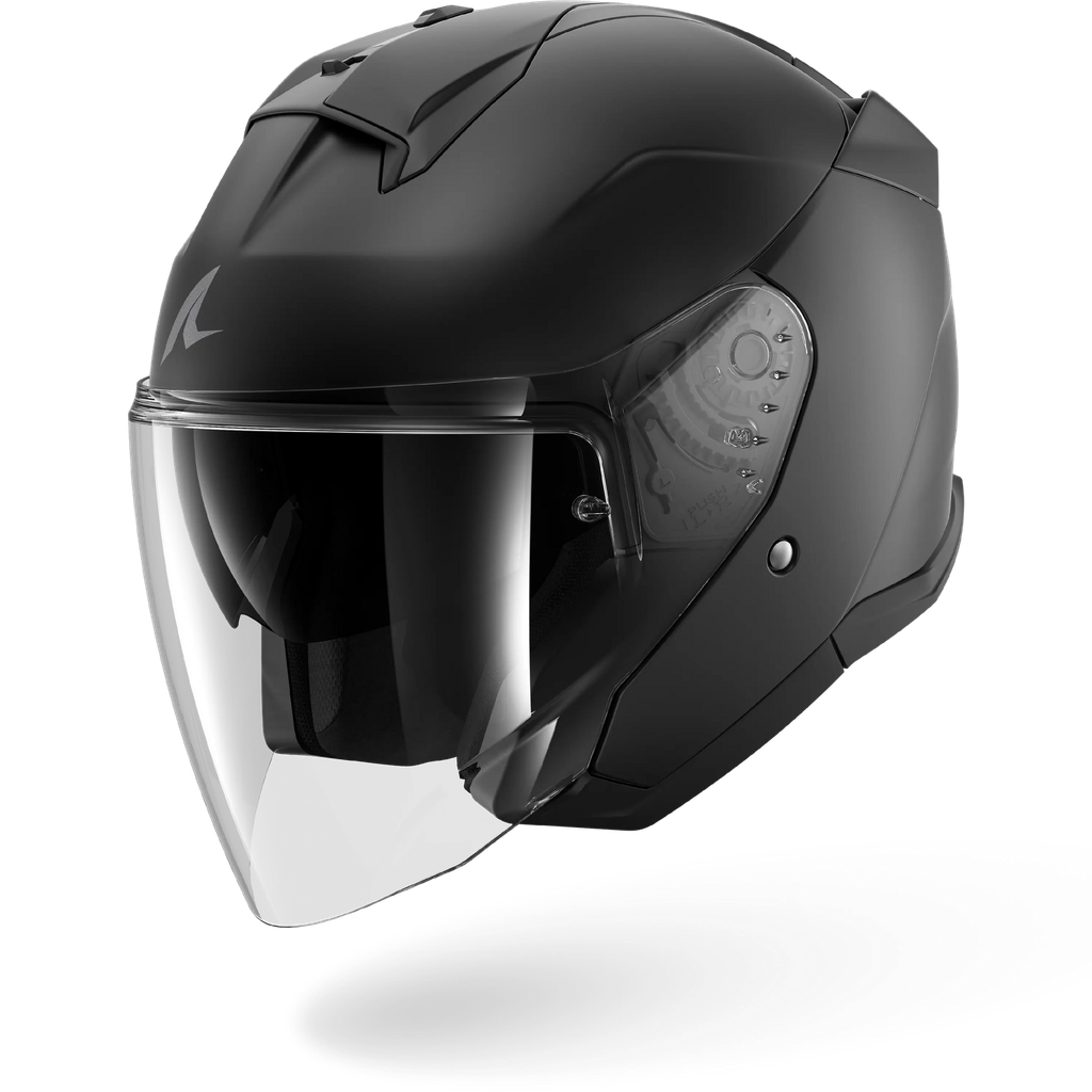 Casco Shark Skwal Jet Blank Negro Mate