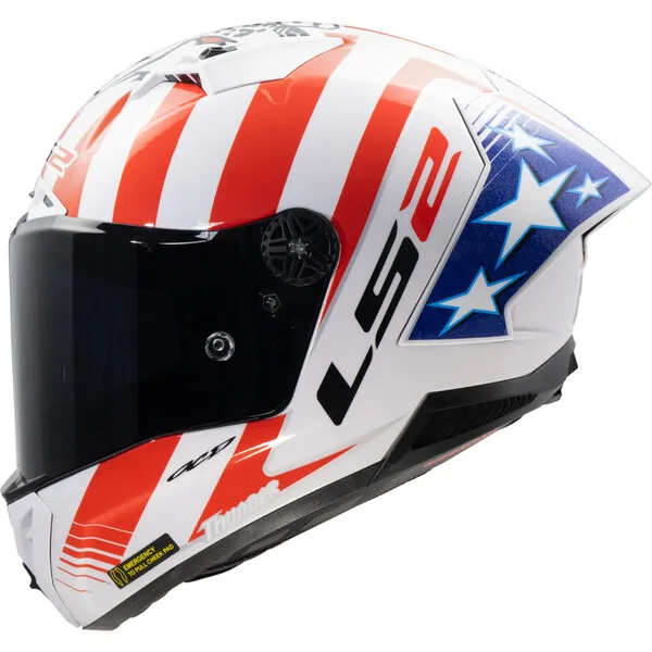 [168059904XS] Casco Moto Integral LS2 FF805 Thunder Gp Aero Replica Baz (XS)