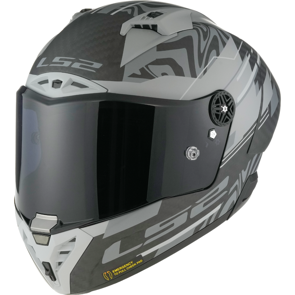 [168058965XS] LS2 FF805 THUNDER GP AERO POLAR M.BLACK-06 (XS)