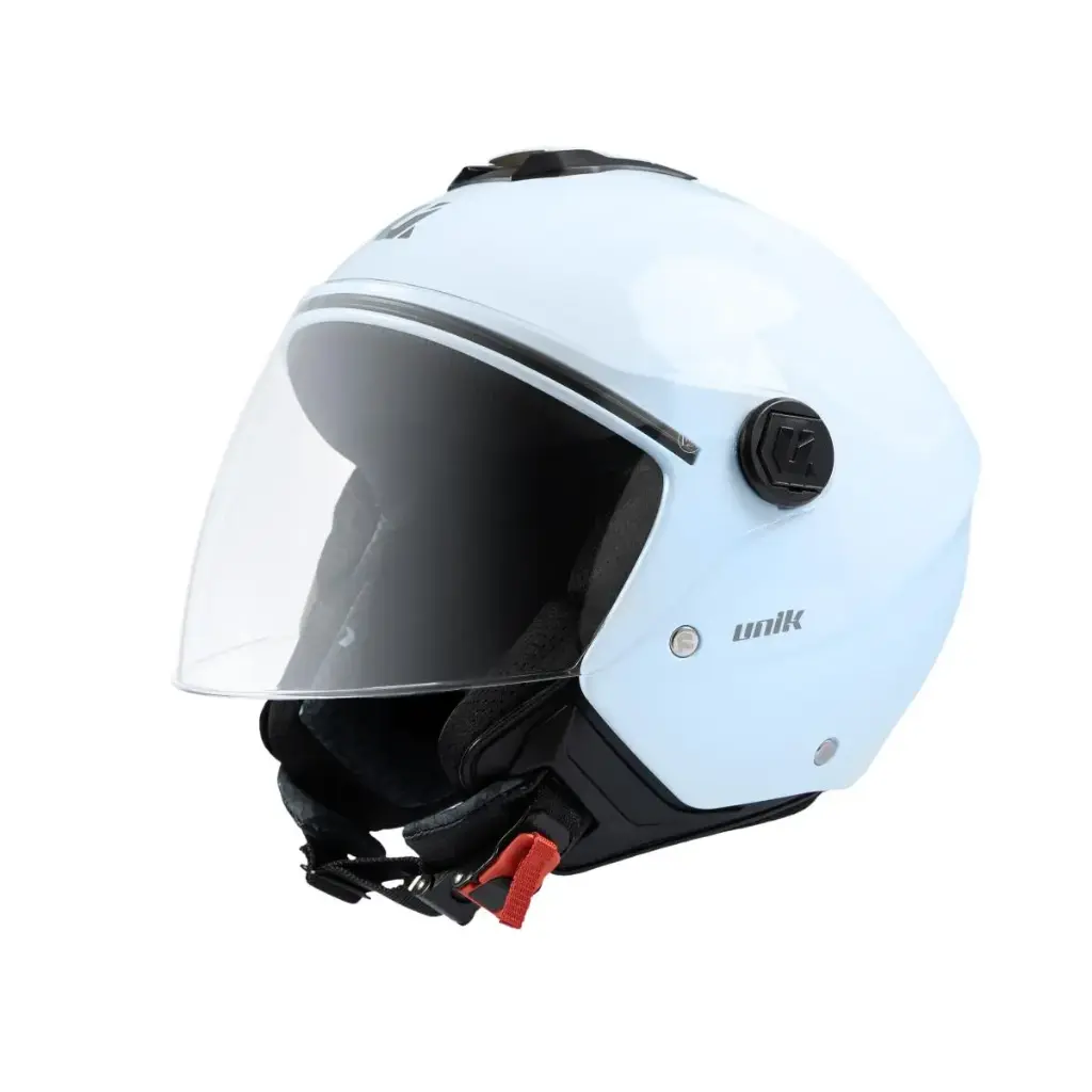 Casco Jet Unik Vertex baby blue