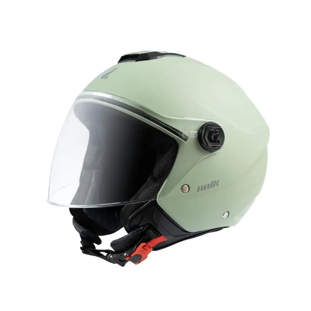 Casco Jet Unik Vertex verde oliva (XS)