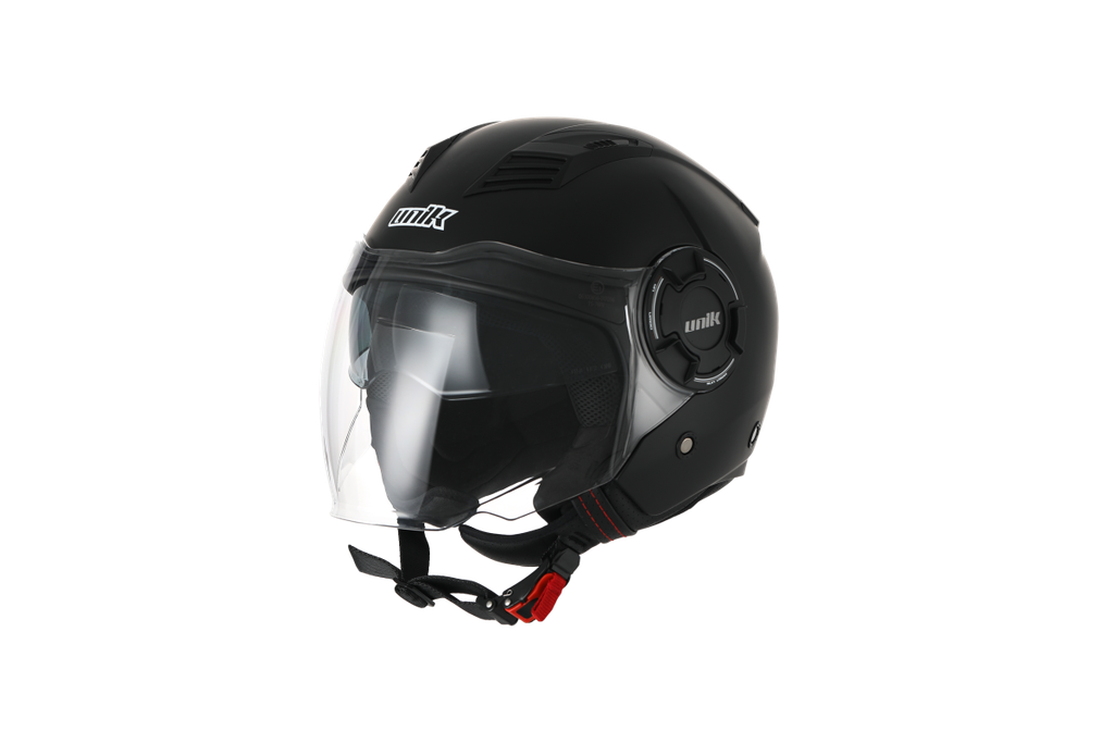 Casco Jet Unik Mercury DV negro mate