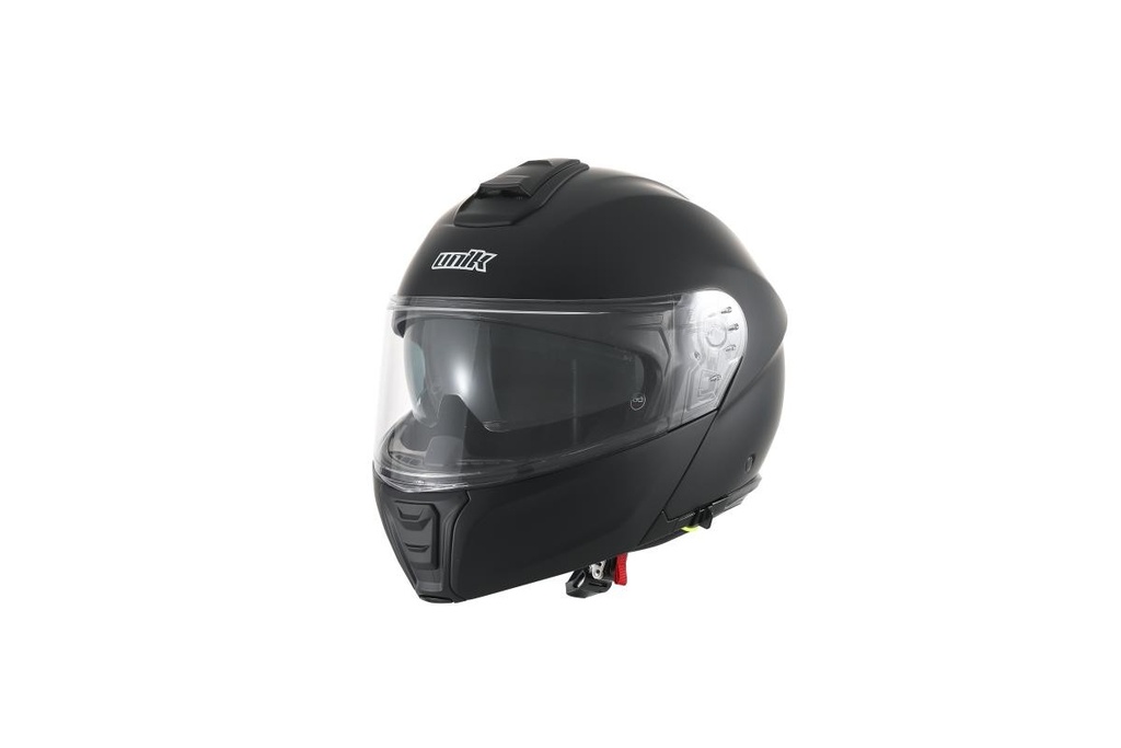 Casco Modular Unik Neptune DV negro mate fibra de vidrio (XS)