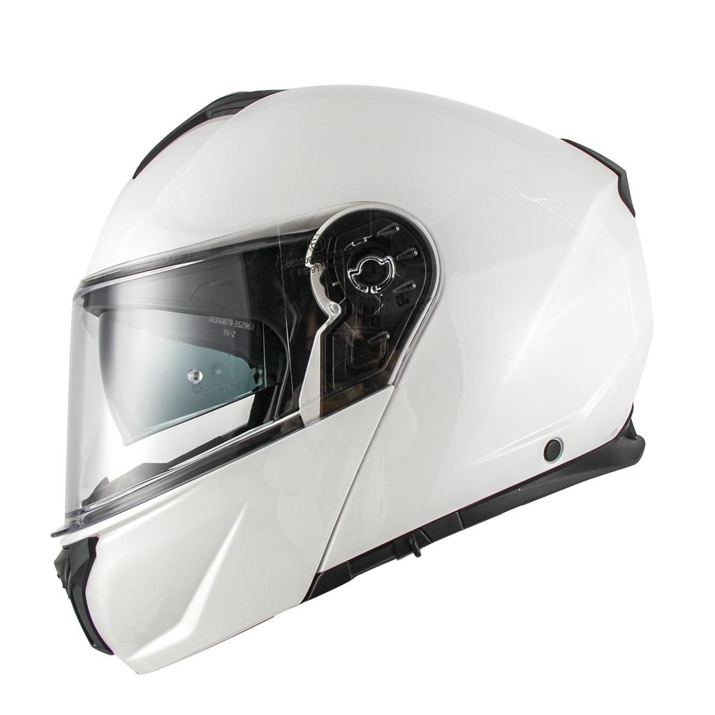 Casco Modular Unik Star DV blanco brillo