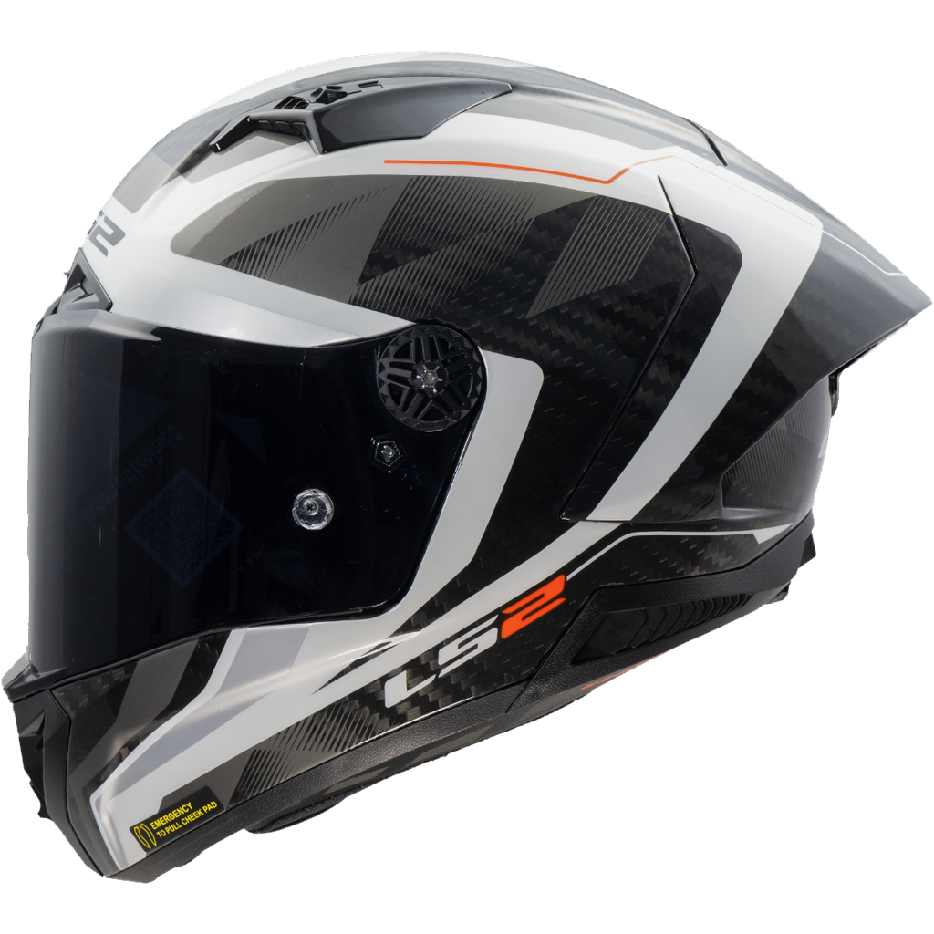 [168055766XS] LS2 FF805 THUNDER GP AERO RAUTE GREY-06 Blanco (XS)