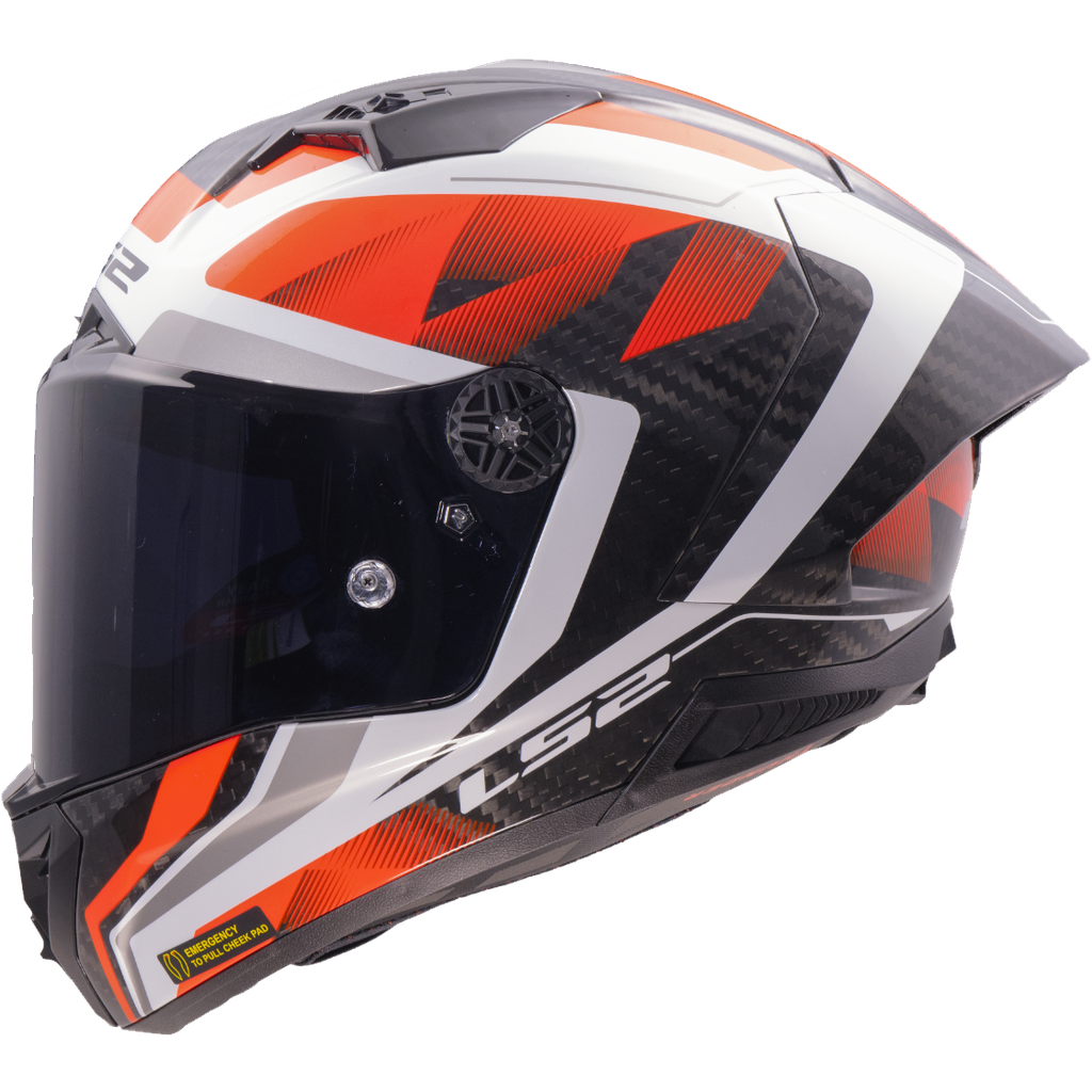 [168055732XS] LS2 FF805 THUNDER GP AERO RAUTE RED-06 Blanco (XS)