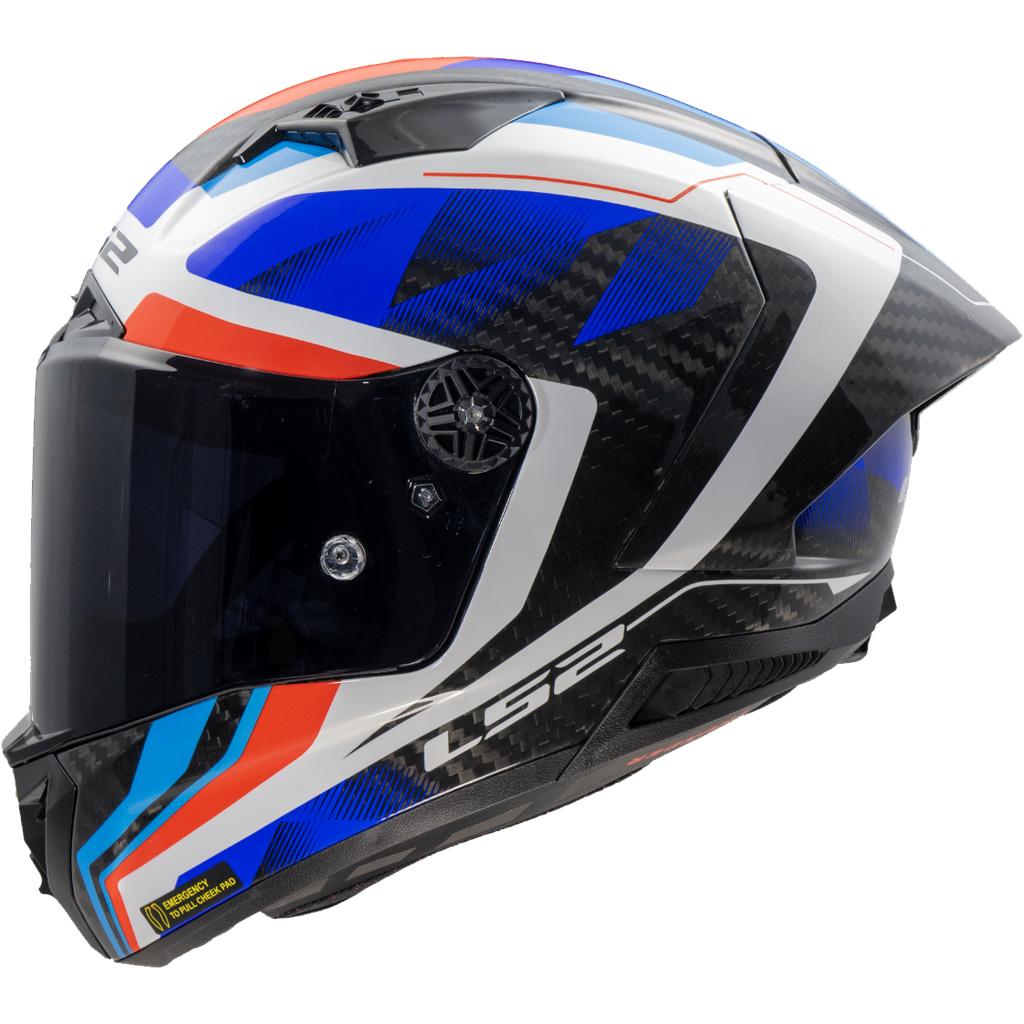 [168055726XS] Casco Moto Integral LS2 FF805 Thunder Gp Aero Raute Azul Rojo (XS)