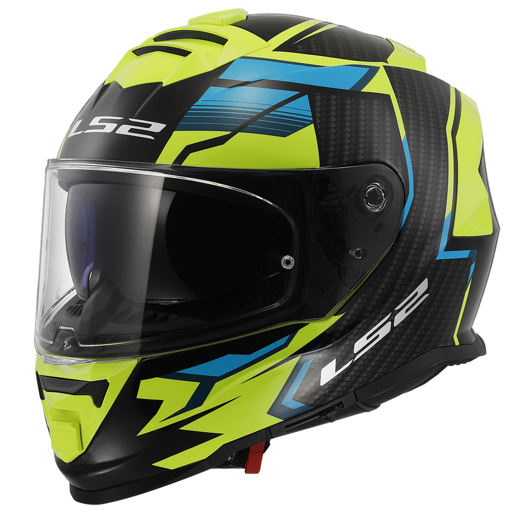 [168002454XS] LS2 FF800 STORM II TRACKER BLACK H-V YELLOW-06 (XS)