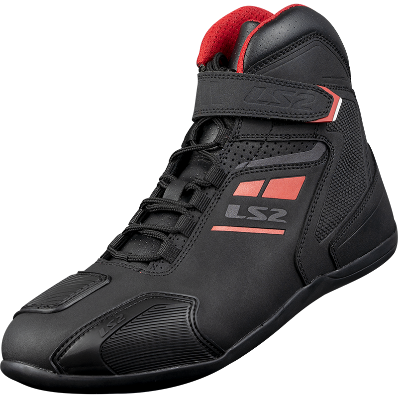 Botas Hombre LS2 GARRA Negro Rojo