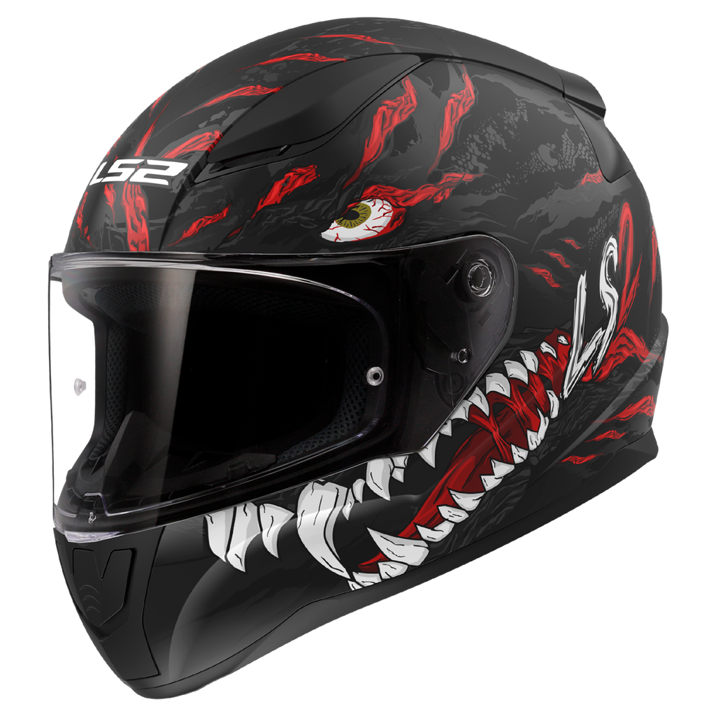[163533532XS] LS2 FF353 RAPID II KAIJU M.BLACK RED WHITE-06 (XS)
