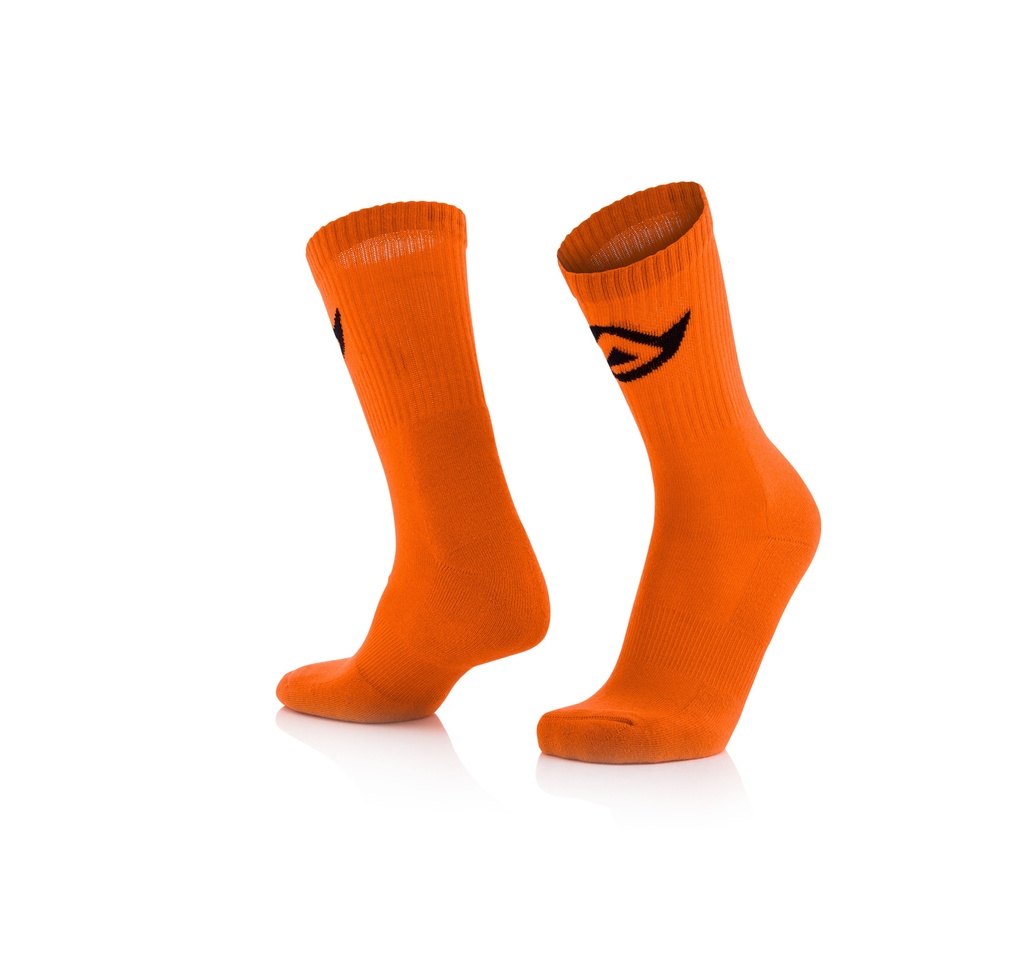 Calcetines Acerbis Cotton Naranja Fluor