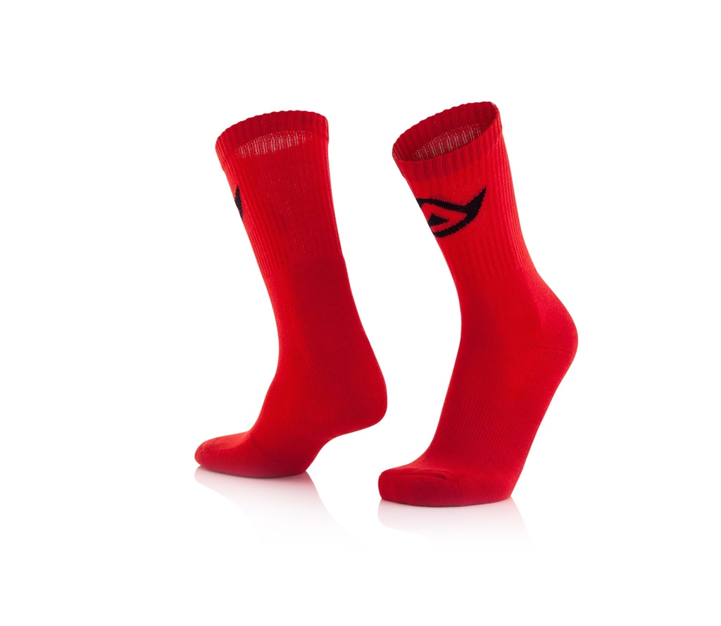 [22.491.110.069] Calcetines Acerbis Cotton Rojo (XXL)