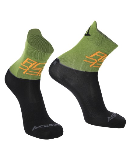 [25.360.325.069] Calcetines Acerbis MTB Light Negro/Verde (XXL)