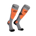 Calcetines Acerbis MX Impact Ventilados Gris/Naranja