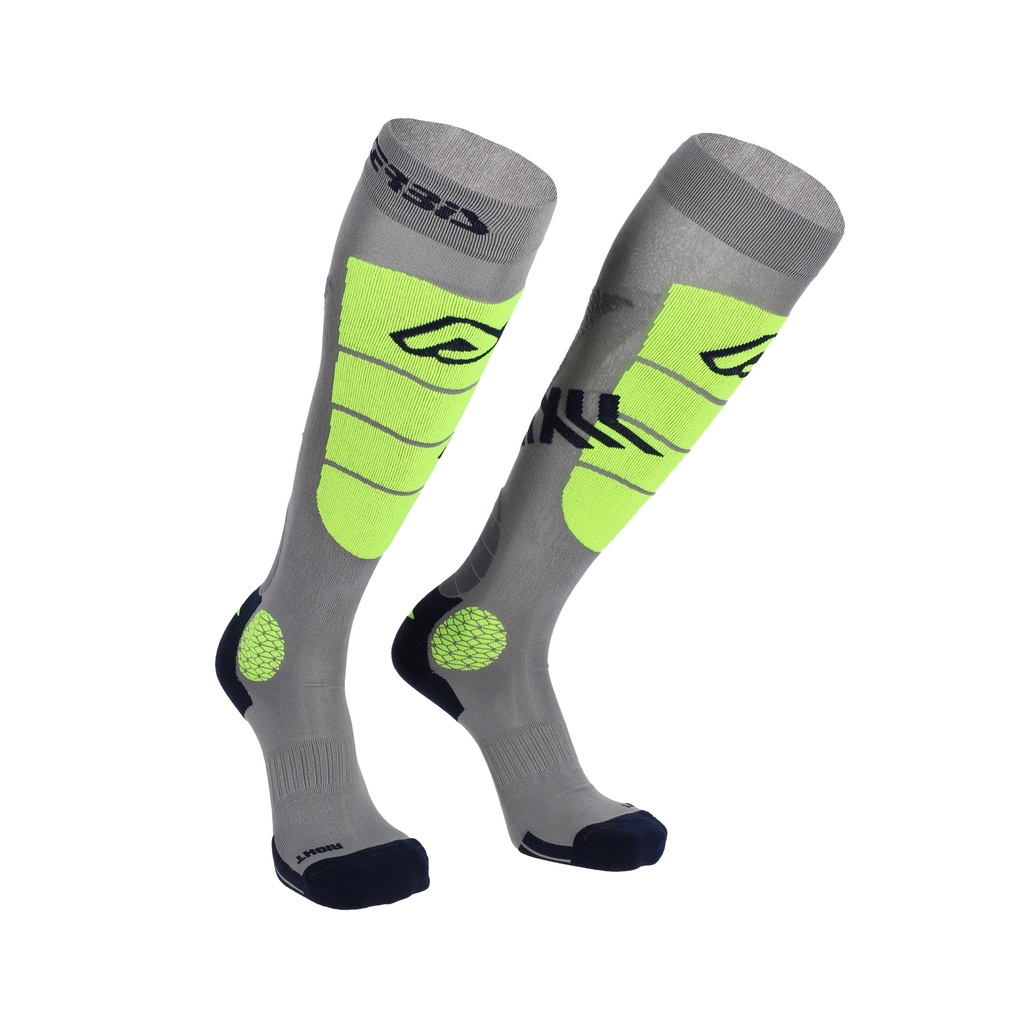 Acerbis SOCKS MX IMPACT VENTED GREY/YELLOW