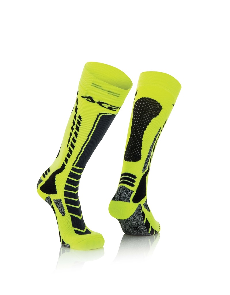 Calcetines Acerbis MX Pro Negro/Amarillo