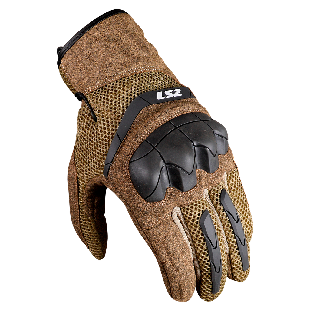 Guantes Hombre LS2 KUBRA Marrón
