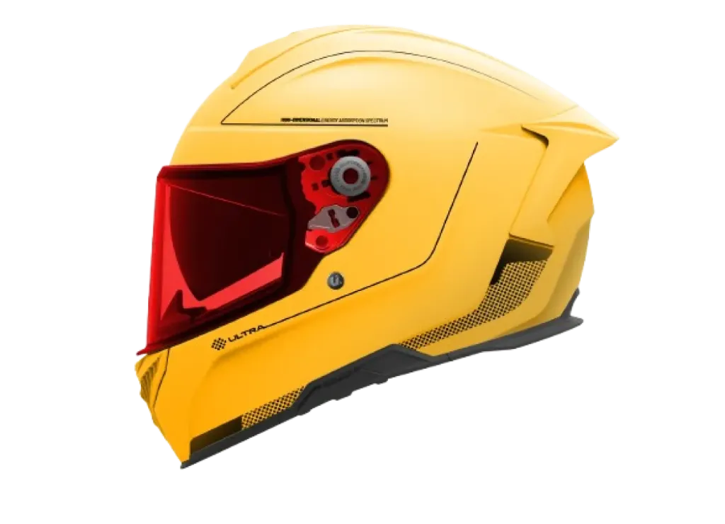 Casco Integral Unik Ultra DV con gafa solar Microdot Yellow 22.06