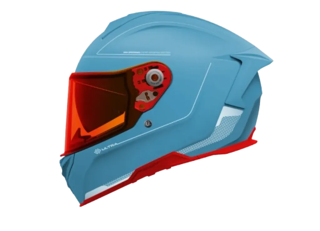 Casco Integral Unik Ultra DV con gafa solar Microdot  blue 22.06 (XS)