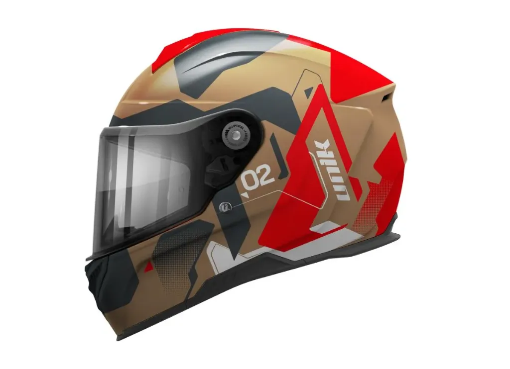 Casco Integral Unik Ultra Cyborg Gold 22.06