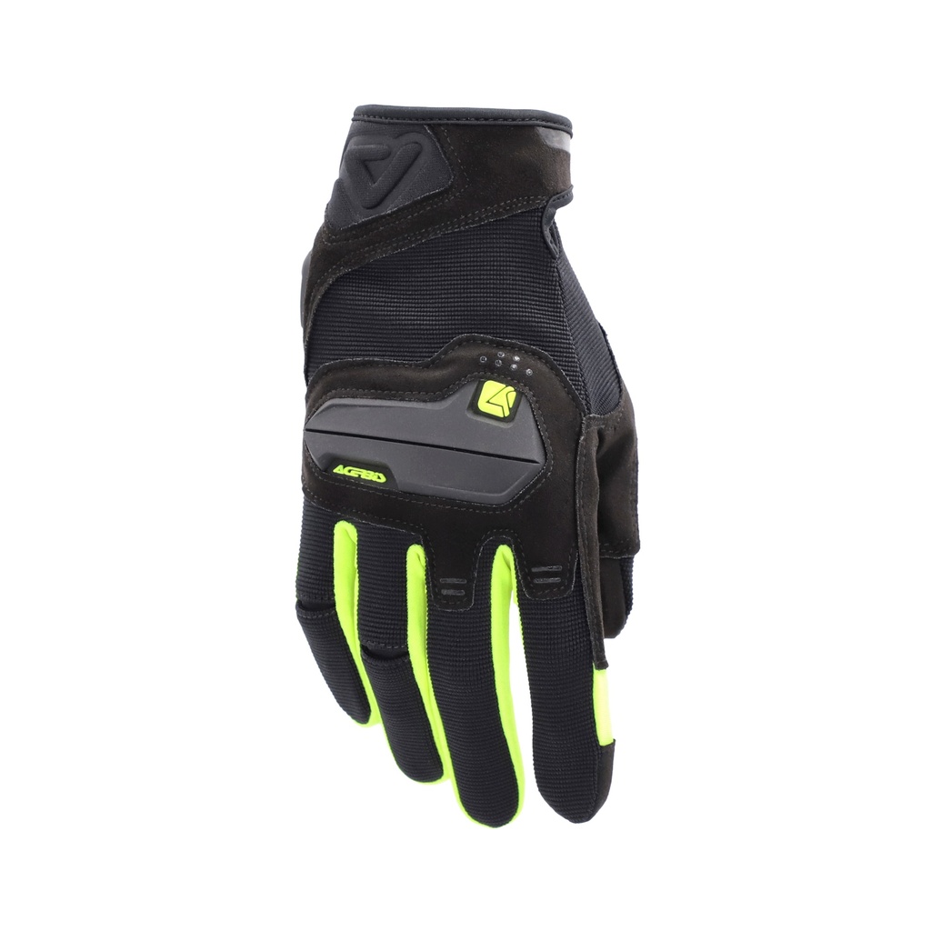 [24.019.318.061] Guantes Acerbis X-STREET Negro/Amarillo (XS)