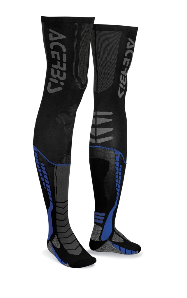 [21.693.316.069] Calcetines Acerbis X-LEG Pro Negro/Azul (XXL)