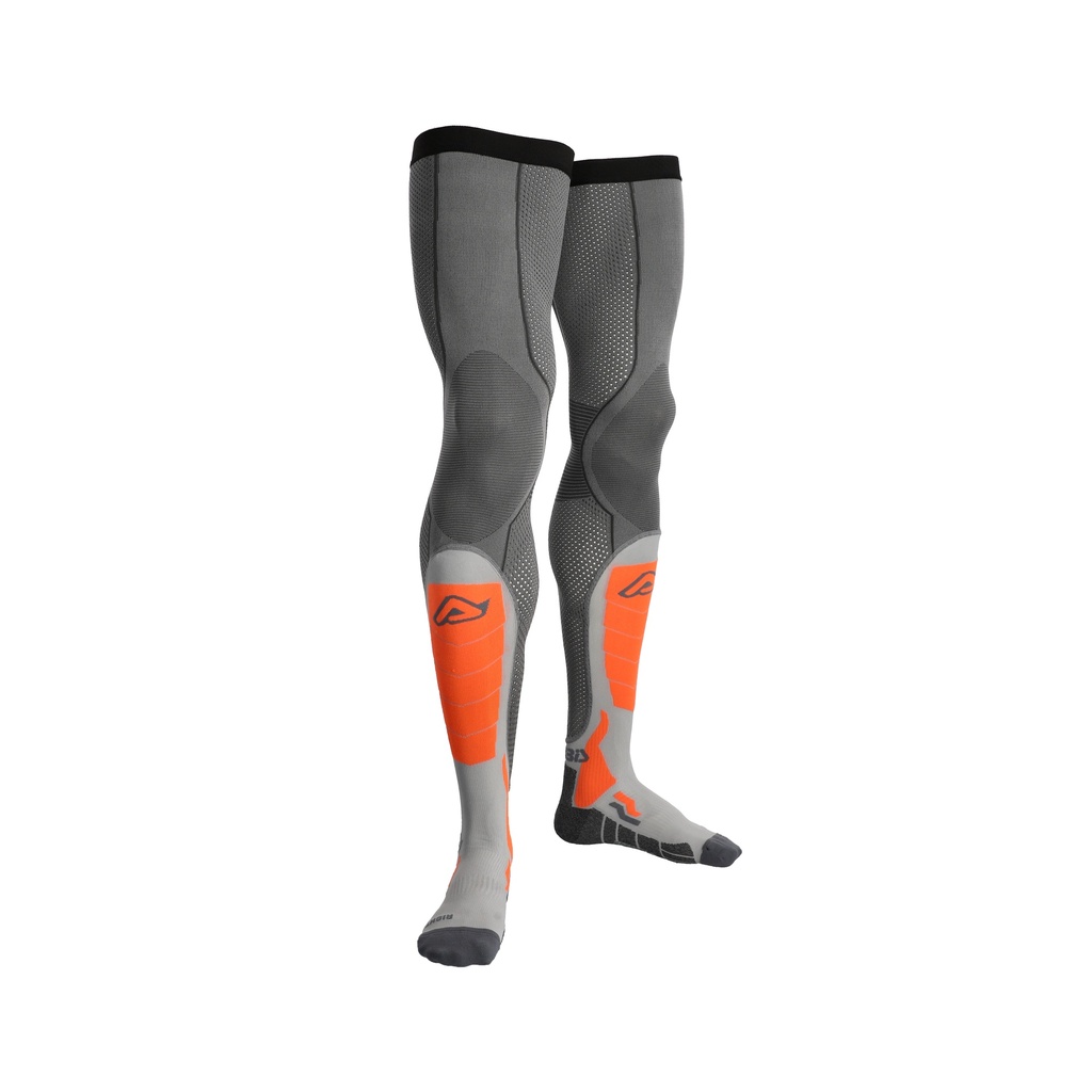 [26.704.150.069] Calcetines Acerbis X-LEG PRO Ventilados Gris/Naranja (XXL)