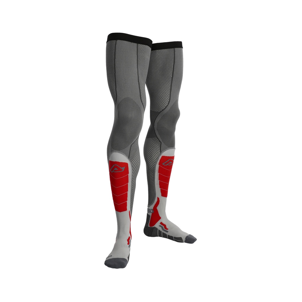 [26.704.295.069] Acerbis SOCKS X-LEG PRO VENTED GREY/RED (XXL)