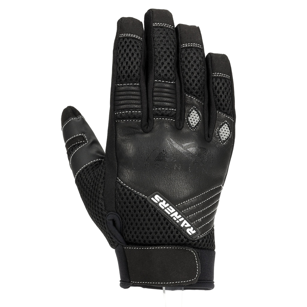 Guante Rainers Bikers2 negro