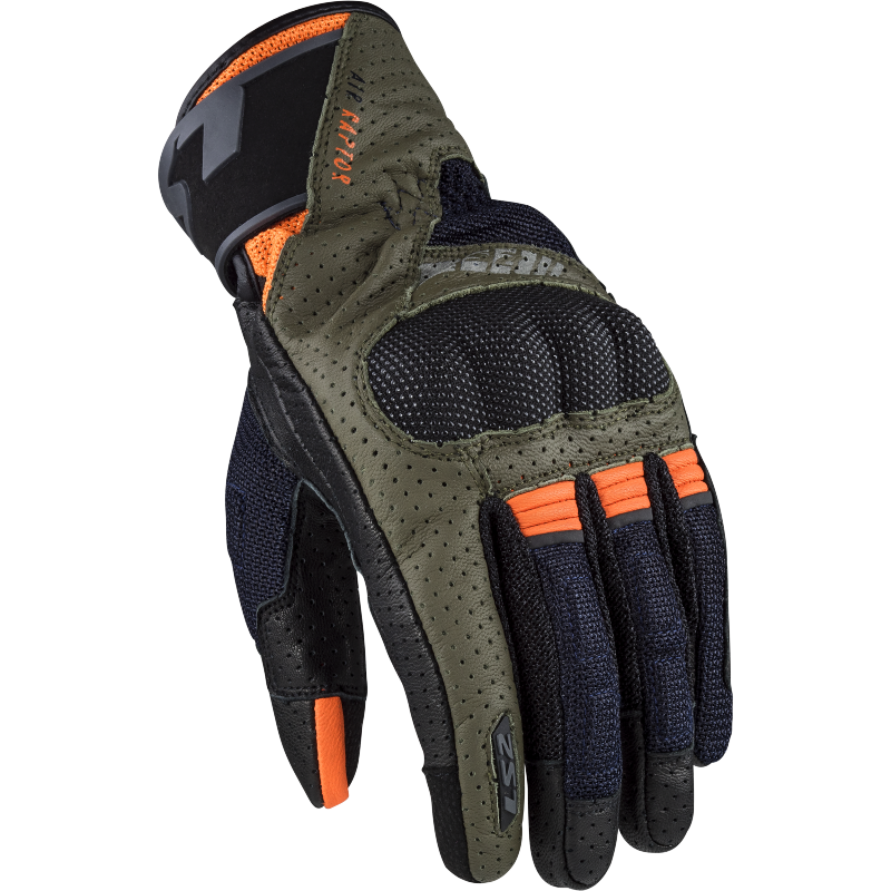 [70190F0160S] Guantes Hombre LS2 AIR RAPTOR H-V Verde Azul (S)