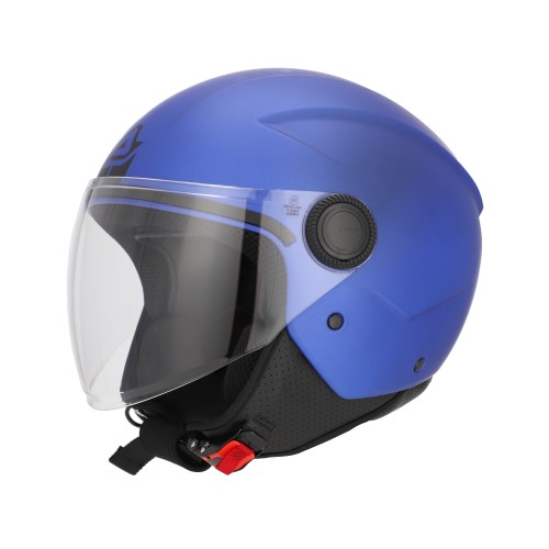 Casco Acerbis Jet Brezza Azul Metálico