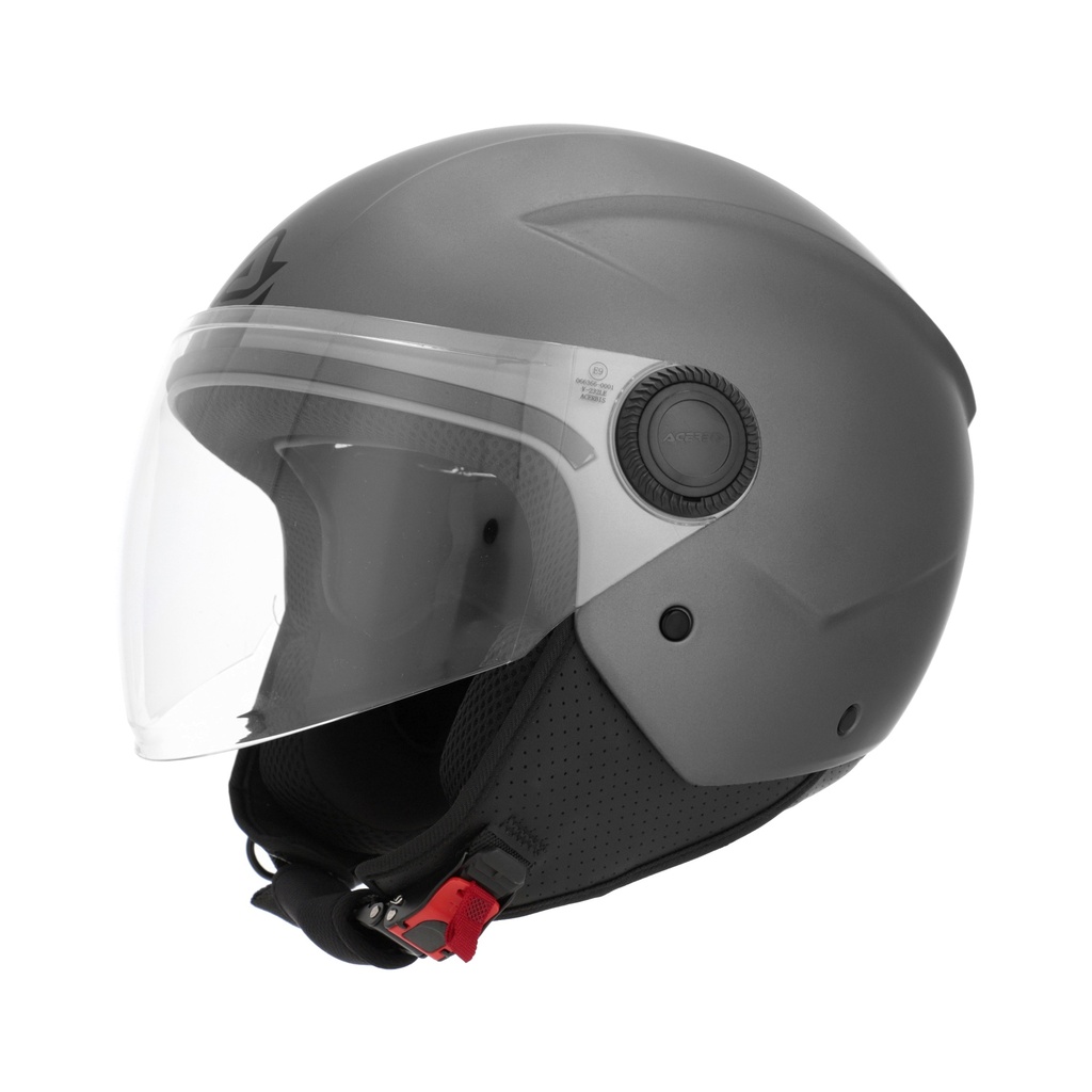 Casco Acerbis Jet Brezza Gris Oscuro Metálico