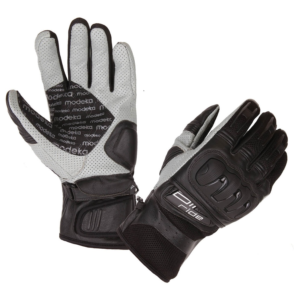 [070100 397 7] Modeka Guantes Air Ride Negro/Gris (7)