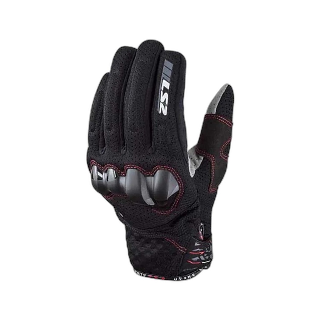 Guantes Moto LS2 Chaki Hombre Negro