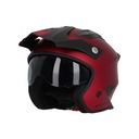 Casco Acerbis JET ARIA Metálico Rojo