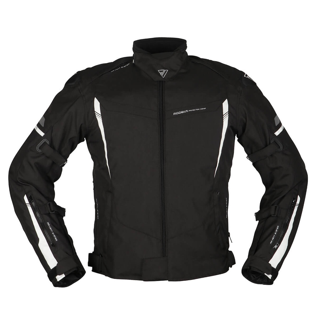 [084260 395 XS] Modeka Chaqueta Aenergy Negro/Blanco (XS)