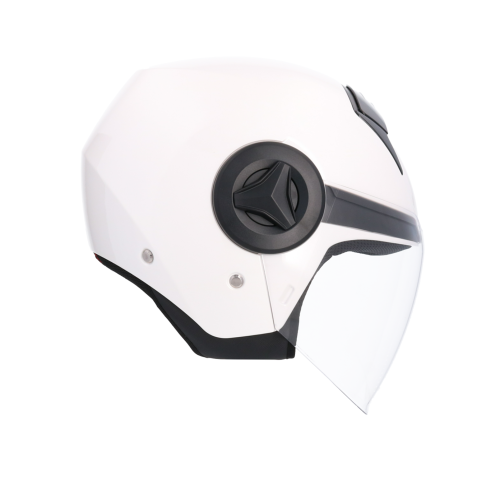 Casco Jet Shiro Atenas blanco brillo