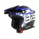 Acerbis HELMET JET ARIA GRAPHIC BLACK/BLUE