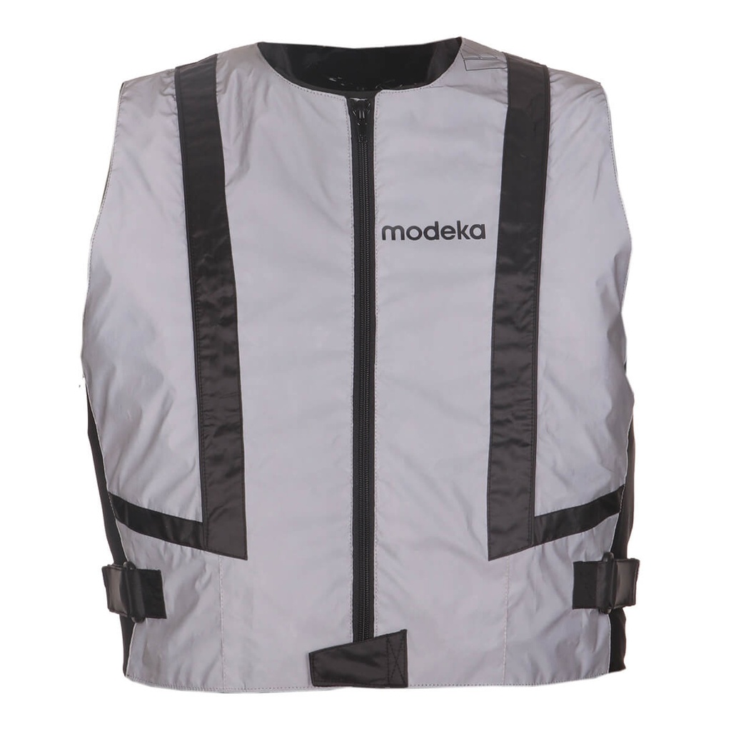 [016900 105 M] Modeka Reflexweste Doc Silver (M)