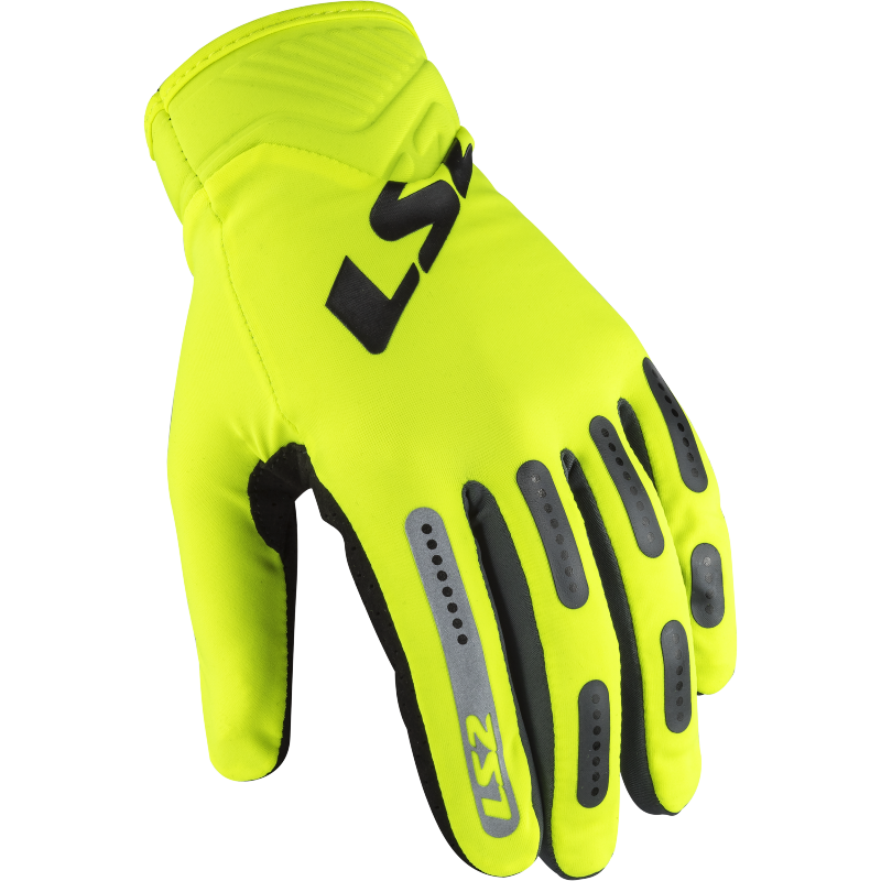 LS2 BEND MAN GLOVES H-V YELLOW GREY