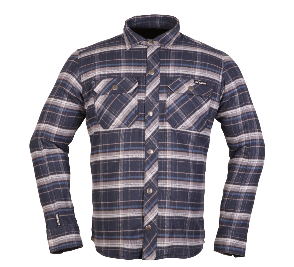 Modeka Flanellhemd Nooner Azul/Beige
