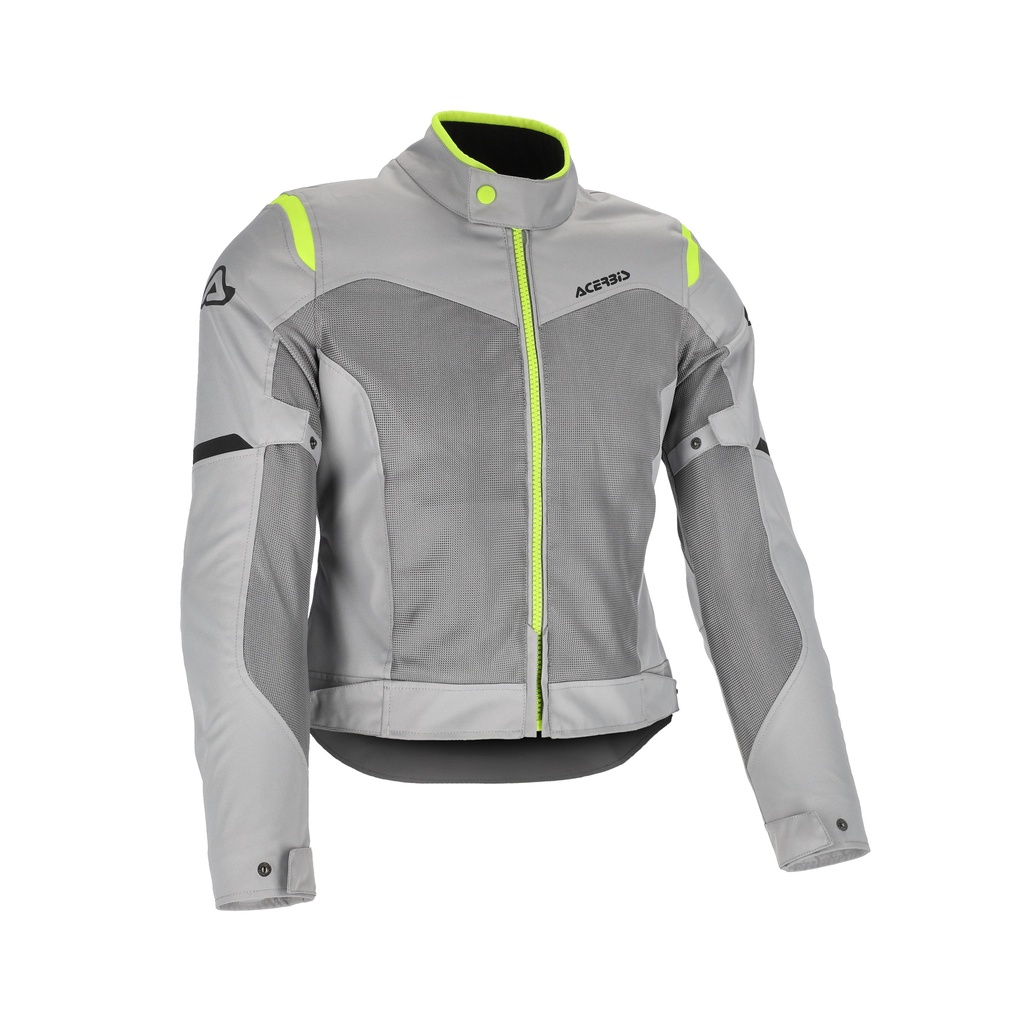 Chaqueta Acerbis Ramsey Ventilado 2.0 CE Mujer Gris/Amarillo
