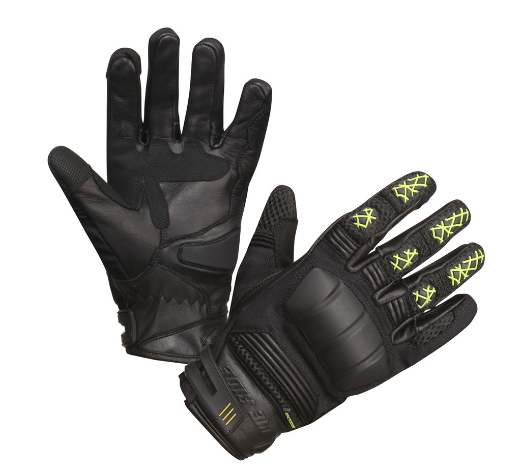 Modeka Guantes Ennos Negro/Amarillo
