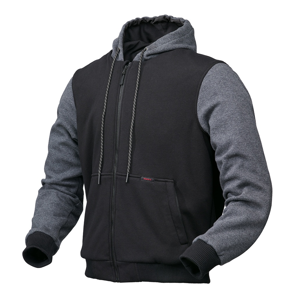 [086750 397 S] Modeka Sudadera Jamey Negro/Gris (S)