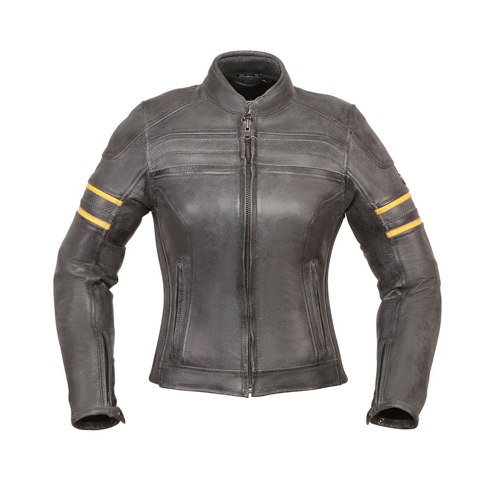 [010910 431 40] Modeka Chaqueta Iona Lady Negro/Amarillo (40)